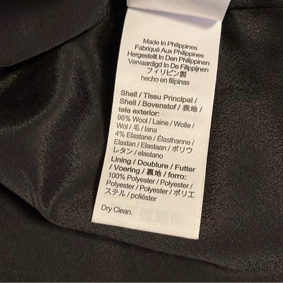 J. Crew Black Mini Dress with Gold Buttons - Picture 4 of 4